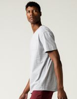RSQ Oversized Solid Heather Gray Pocket Tee