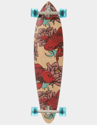 GOLDCOAST Killer Koi Pintail Longboard Skateboard