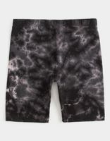 FULL TILT Tie Dye Girls Black Biker Shorts