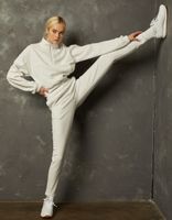 RSQ White Skinny Jogger Sweatpants