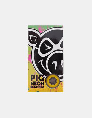 PIG SKATEBOARDS ABEC 5 Neon Bearings