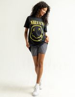 NIRVANA Smiley T-Shirt Dress