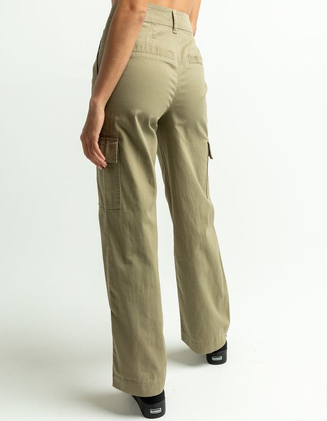 The Twilt pleated twill cargo chinos