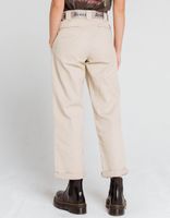 DICKIES Belted Worker Crop Roll Hem Pants