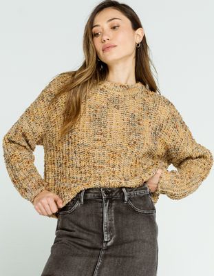 FULL TILT Nubby Tan Pullover Sweater
