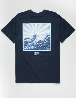 BLUE CROWN Tokyo Wave T-Shirt
