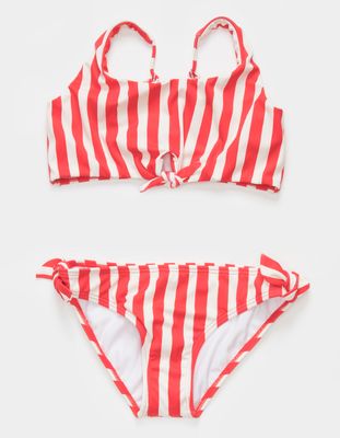 BILLABONG Free Babe Knotted Tank Girls Bikini Set