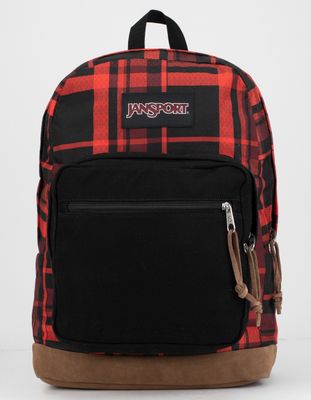 JANSPORT Right Pack Expressions Red Diamond Plaid Backpack