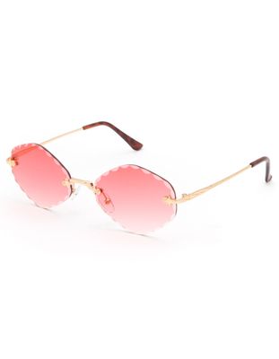 Meego Rose Oval Sunglasses