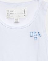 RSQ Embroidered USA Girls Tank