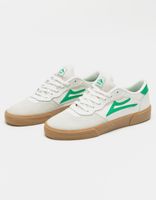 LAKAI Cambridge White & Grass Suede Shoes