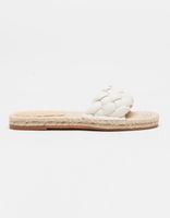 OASIS SOCIETY Woven Espadrille Slide Sandals