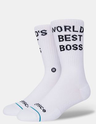 STANCE Worlds Best Boss Crew Socks
