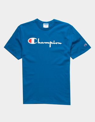 CHAMPION Script Blue T-Shirt