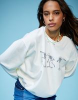 FULL TILT Skeleton Skate Off White Sweatshirt