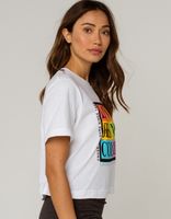 CROSS COLOURS Love Sees No Colour Crop Tee