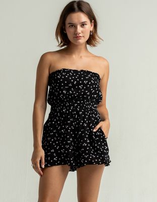 SKY AND SPARROW Ditsy Tube Romper