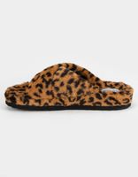 STEVE MADDEN Fuzed Leopard Slippers