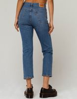 LEVI'S 501 Medium Denim Cropped Jeans