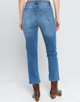 TRACTR Front Yoke Slim Straight Jeans