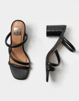 DV BY DOLCE VITA Myla Black Heeled Mules