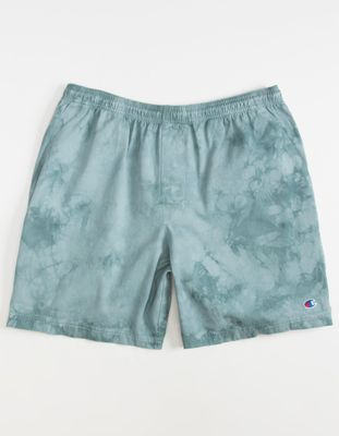 CHAMPION Watercolor 7 Teal Blue Volley Shorts