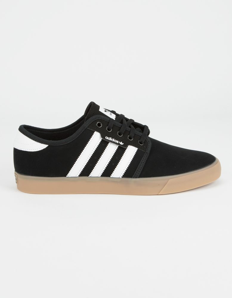 ADIDAS Seeley Core Black & Gum Shoes