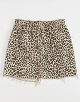 HAYDEN Leopard Girls Mini Skirt