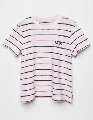 VANS Pastel Thin Stripe Girls Tee