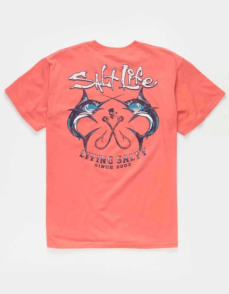 SALT LIFE Crossed Bills Pocket T-Shirt