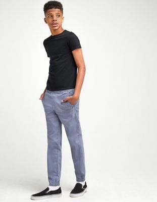 RSQ Twill Boys Dusty Blue Jogger Pants