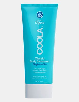 COOLA Fragrance Free Classic Organic Body Sunscreen