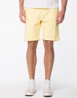 RSQ Mid Length Light Yellow Chino Shorts