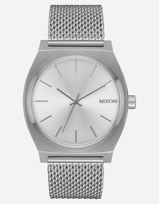 NIXON Time Teller Milanese All Silver Watch