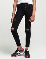 RSQ Girls Mid Rise Ripped Ankle Jeans