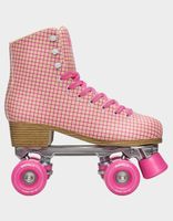 IMPALA ROLLERSKATES Pink Tartan Quad Skates