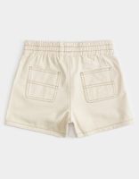 FULL TILT Girls Ecru Elastic Waist Shorts