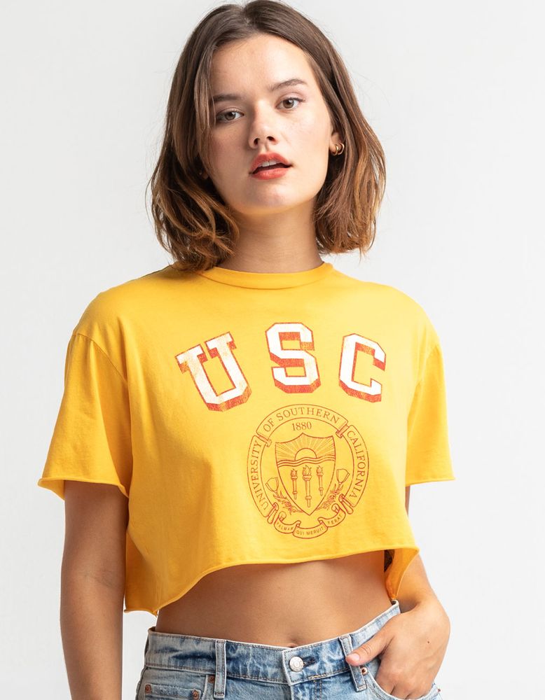 THE ORIGINAL RETRO BRAND USC Crop Tee