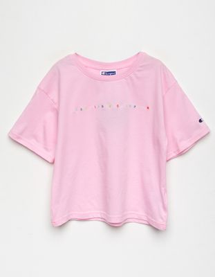 CHAMPION Tiny Script Girls Tee