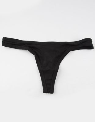 FULL TILT Rib High Leg Thong