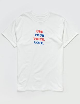 BLUE CROWN Use Your Voice Vote T-Shirt