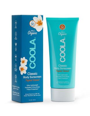 COOLA SPF 30 Classic Body Organic Tropical Coconut Sunscreen Lotion