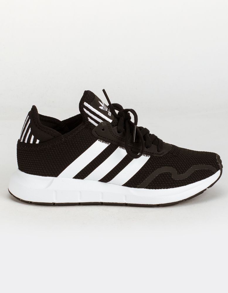 ADIDAS Swift Run X Boys Black & White Shoes