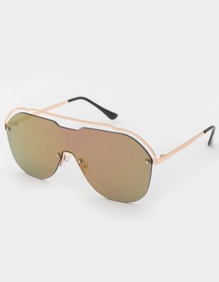 Rimless Shield Sunglasses