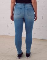 RSQ Curvy Light Wash High Rise Skinny Jeans