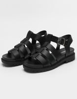 SODA Caged Ankle Strap Sandals