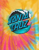 SANTA CRUZ Wave Dot Girls Tie Dye Tee