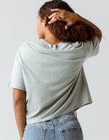 THE NORTH FACE Half Dome Gray Crop Tee