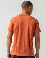 RVCA Solo Label Vintage Dye Rust T-Shirt