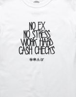 AT ALL Cash Checks White T-Shirt